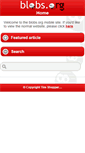 Mobile Screenshot of blobs.org