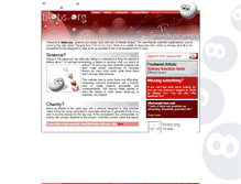 Tablet Screenshot of blobs.org
